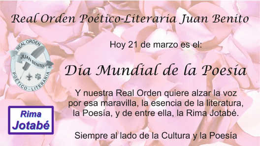 Adhesión al Día Mundial de la Poesía