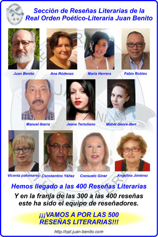 Reseñadores de la sección de reseñas literarias en la franja de las 300 a las 400 reseñas